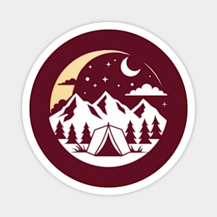 Camping Lover T-shirt Magnet